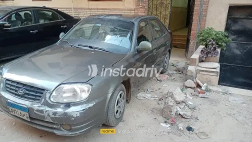 هيونداي فيرنا 2012 رمادي مستعملة للبيع - 3