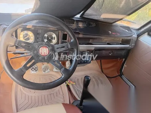 فيات 128 1985 أبيض مستعملة للبيع - 8