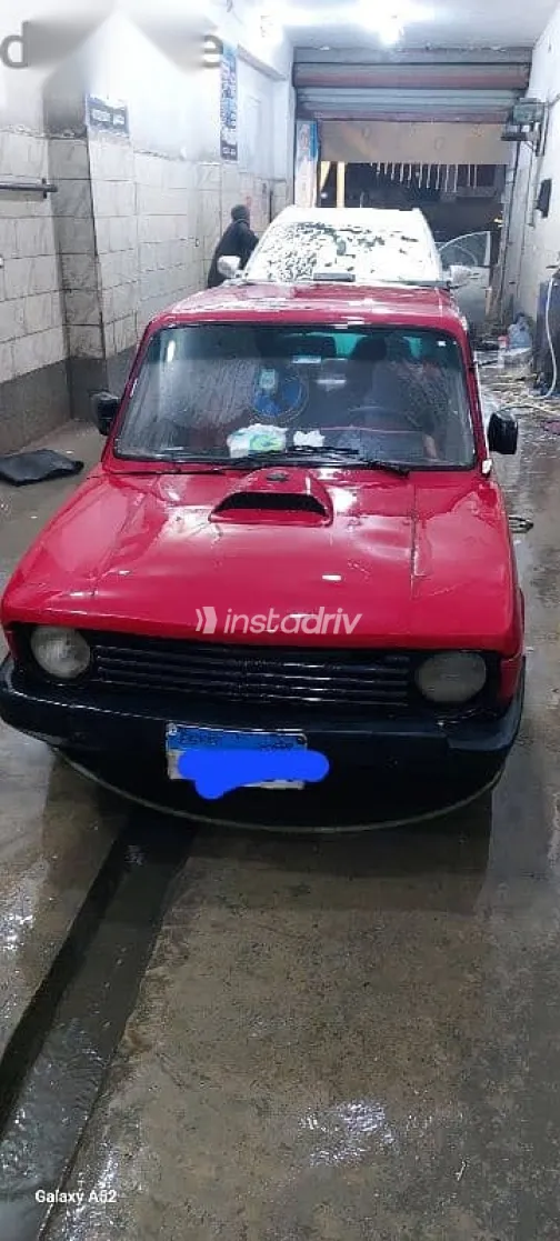 فيات 127 1987 أحمر مستعملة للبيع - 1