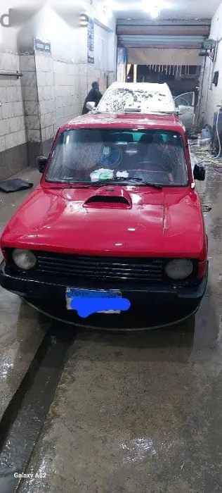 فيات 127 1987 أحمر مستعملة للبيع