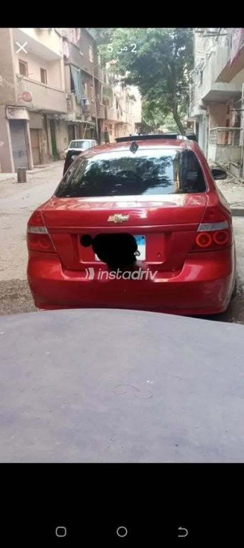 Chevrolet Aveo 2012 Dark Red Used for Sale - 3