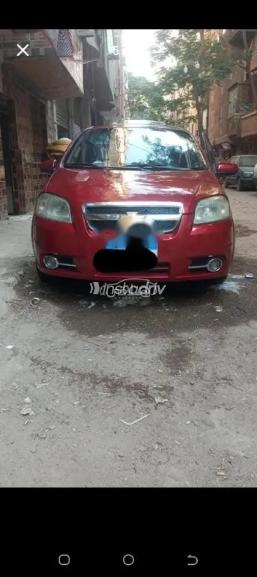 Chevrolet Aveo 2012 Dark Red Used for Sale - 4