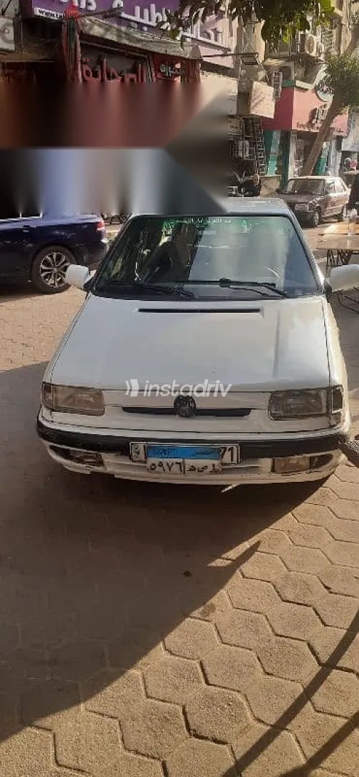 سكودا فيليشيا 1995 أبيض مستعملة للبيع - 3