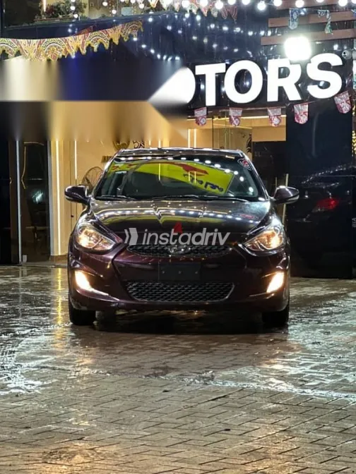 Hyundai Accent 2024 Burgundy Used for Sale - 1