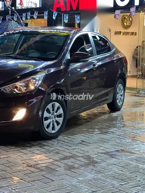 Hyundai Accent 2024 Burgundy Used for Sale - 2