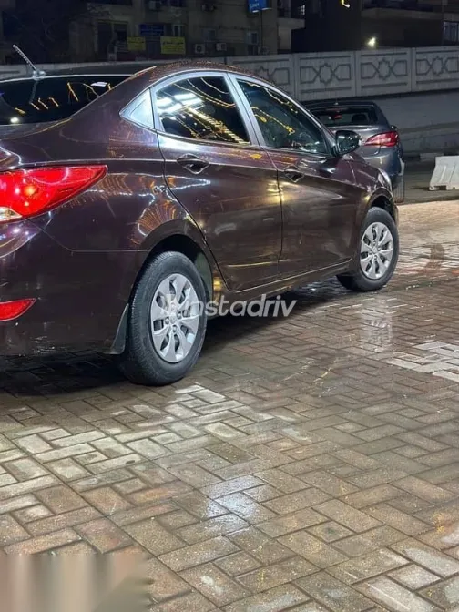 Hyundai Accent 2024 Burgundy Used for Sale - 3