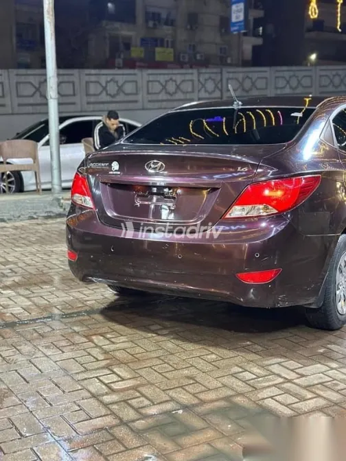 Hyundai Accent 2024 Burgundy Used for Sale - 4
