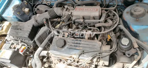 هيونداي اكسيل 1995 أبيض مستعملة للبيع - 8