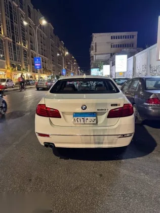 بي ام دبليو 520 2017 أبيض مستعملة للبيع