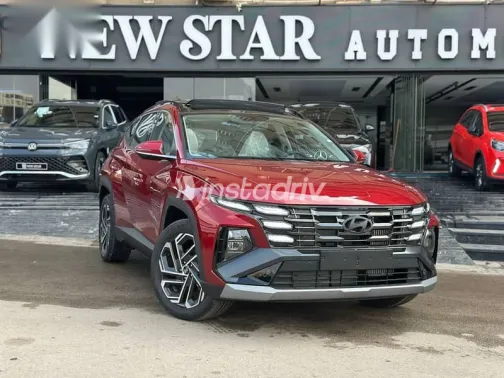 هيونداي توسان 2025 أحمر جديدة للبيع - 1