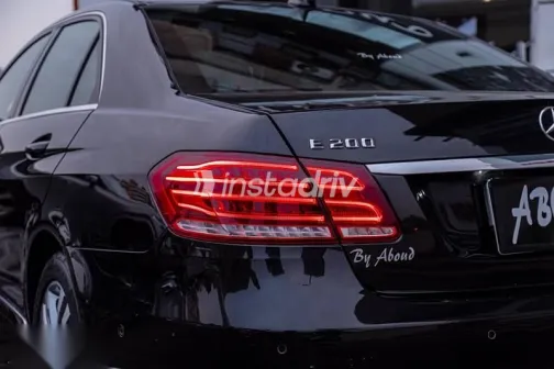 مرسيدس E 200 2015 أسود مستعملة للبيع - 2