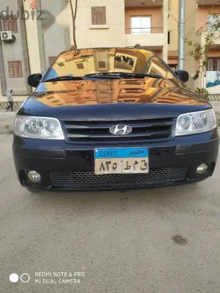 هيونداي ماتريكس 2008 أسود مستعملة للبيع