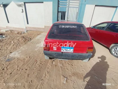 سيات ابيزا 1988 أحمر مستعملة للبيع - 4