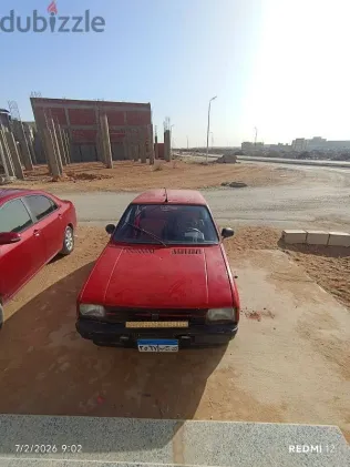 سيات ابيزا 1988 أحمر مستعملة للبيع