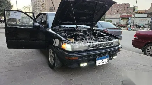 تويوتا كورولا 1991 أسود مستعملة للبيع - 7