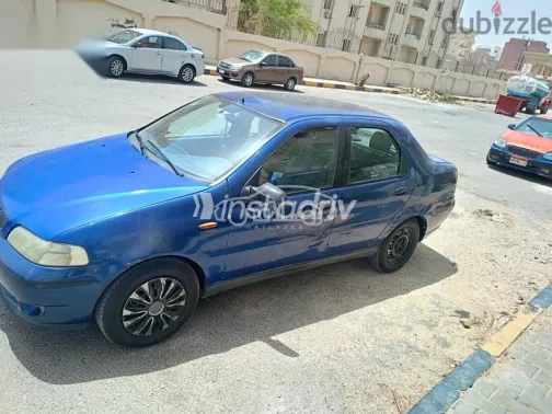 فيات سينا 2008 أزرق غامق مستعملة للبيع - 2