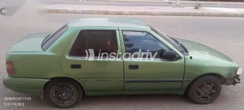 هيونداي اكسيل 1996 أخضر مستعملة للبيع - 4