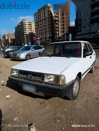 فيات شاهين 1995 أبيض مستعملة للبيع