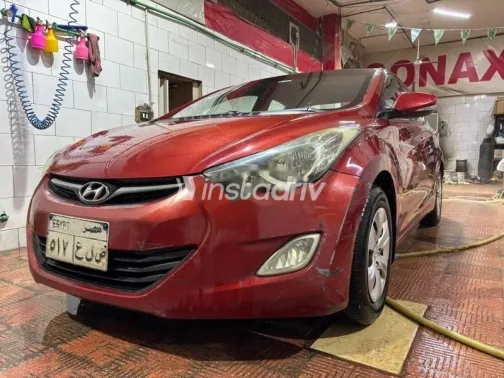 Hyundai Elantra 2012 Dark Red Used for Sale - 1