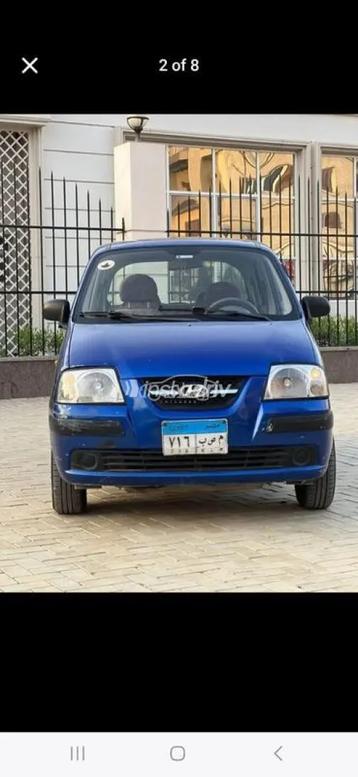 هيونداي اتوس 2011 أزرق مستعملة للبيع - 3