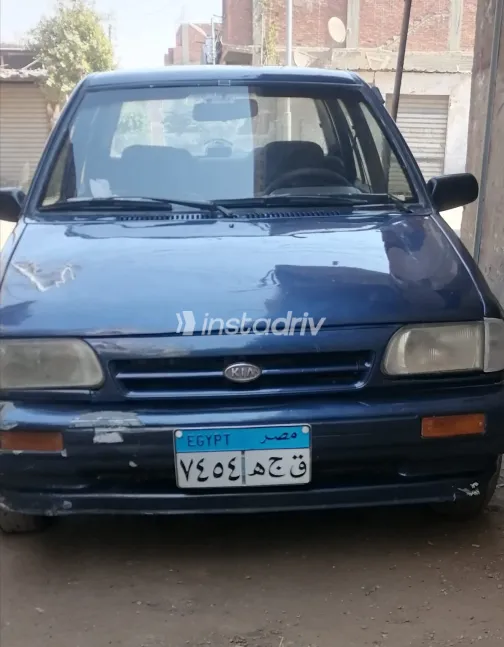 كيا برايد 2001 أبيض مستعملة للبيع - 1