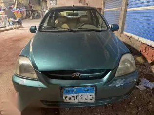 كيا ريو 2003 أخضر مستعملة للبيع