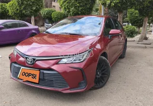 تويوتا كورولا 2019 أبيض مستعملة للبيع