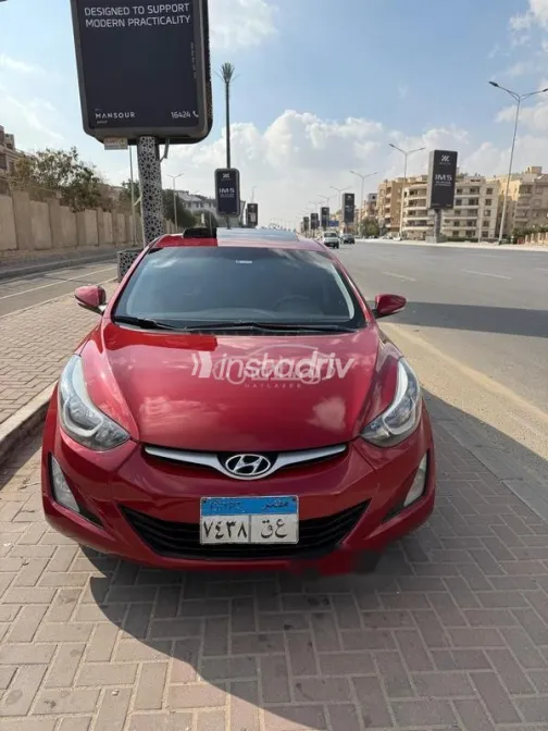 هيونداي إلنترا ام دى 2016 أحمر مستعملة للبيع - 3