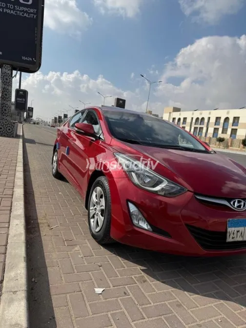 هيونداي إلنترا ام دى 2016 أحمر مستعملة للبيع - 4