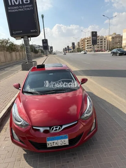 هيونداي إلنترا ام دى 2016 أحمر مستعملة للبيع - 5