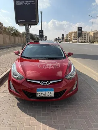 هيونداي إلنترا ام دى 2016 أحمر مستعملة للبيع