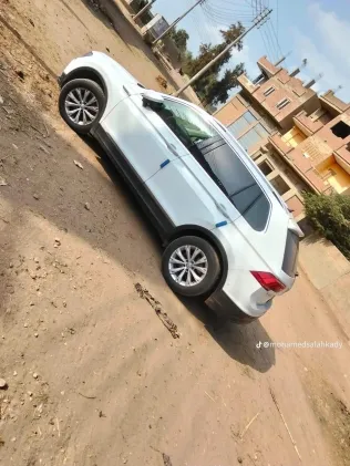 فولكس فاغن تيجون 2018 أبيض مستعملة للبيع