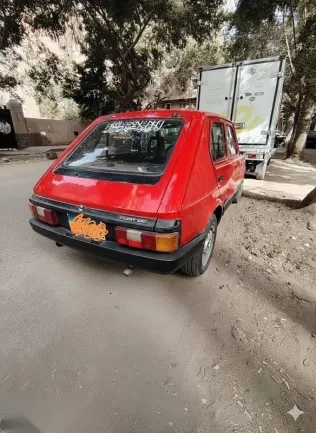 فيات 127 1987 أحمر مستعملة للبيع