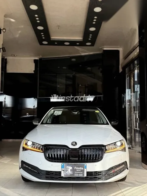 سكودا سوبيرب 2024 أبيض مستعملة للبيع - 5