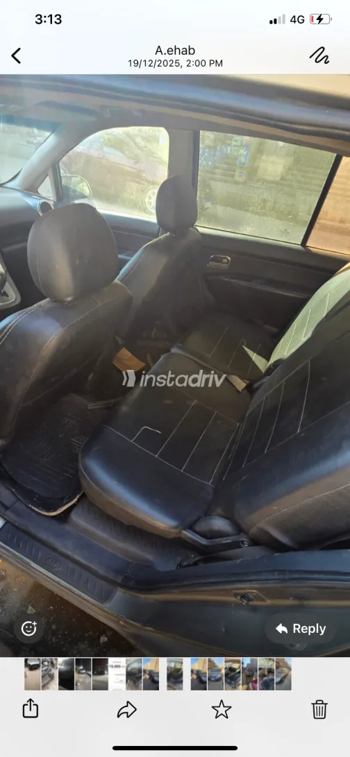 كيا كارينز 2010 أبيض مستعملة للبيع - 7