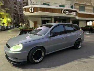 كيا ريو 2001 أبيض مستعملة للبيع
