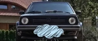 فولكس فاغن جولف 2 1988 أبيض مستعملة للبيع