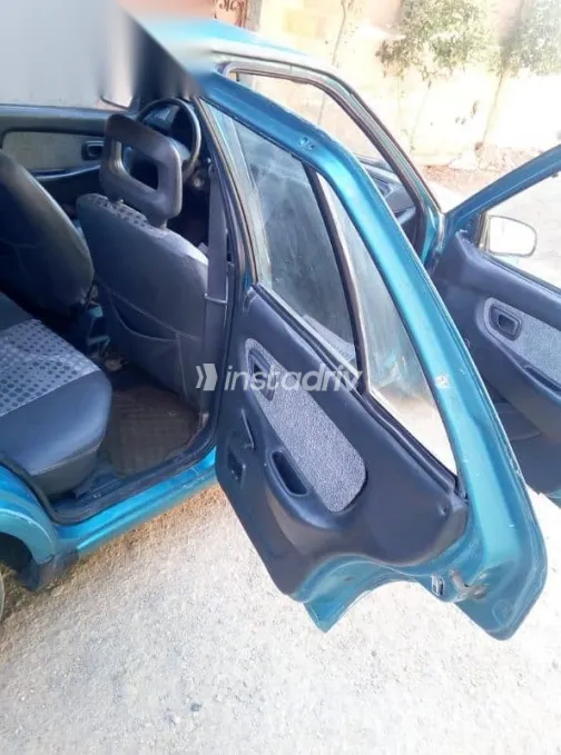 هيونداي اكسيل 1993 أزرق غامق مستعملة للبيع - 3