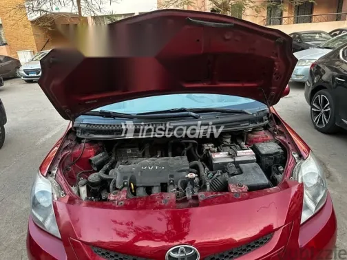 تويوتا ياريس 2008 أحمر مستعملة للبيع - 7