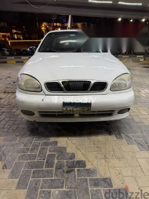 دايو لانوس 2000 أبيض مستعملة للبيع - 3