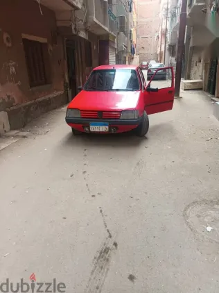 بيجو 205 1984 أحمر مستعملة للبيع