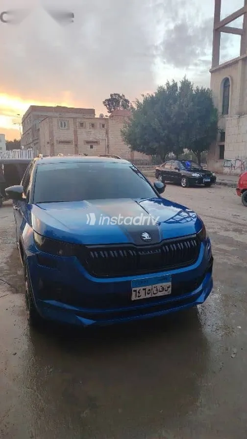 سكودا كودياك 2023 أزرق غامق مستعملة للبيع - 3
