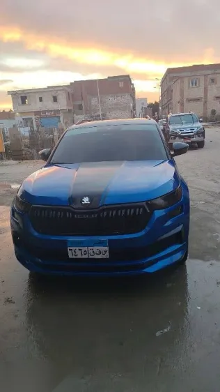 سكودا كودياك 2023 أزرق غامق مستعملة للبيع