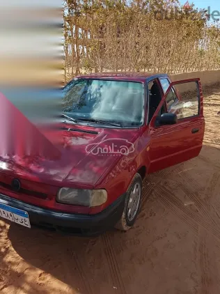 سكودا فيليشيا 1996 أحمر مستعملة للبيع
