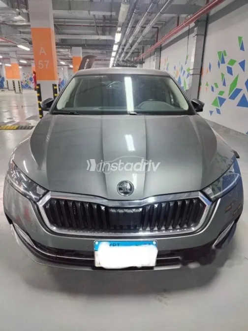 سكودا اوكتافيا 2024 رمادي مستعملة للبيع - 3