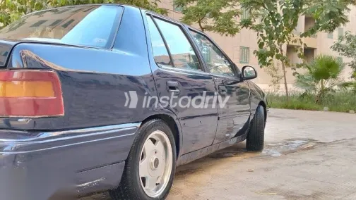 هيونداي اكسيل 1993 أزرق غامق مستعملة للبيع - 3