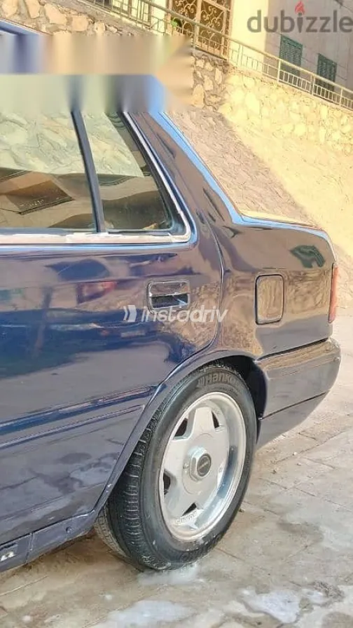 هيونداي اكسيل 1993 أزرق غامق مستعملة للبيع - 7