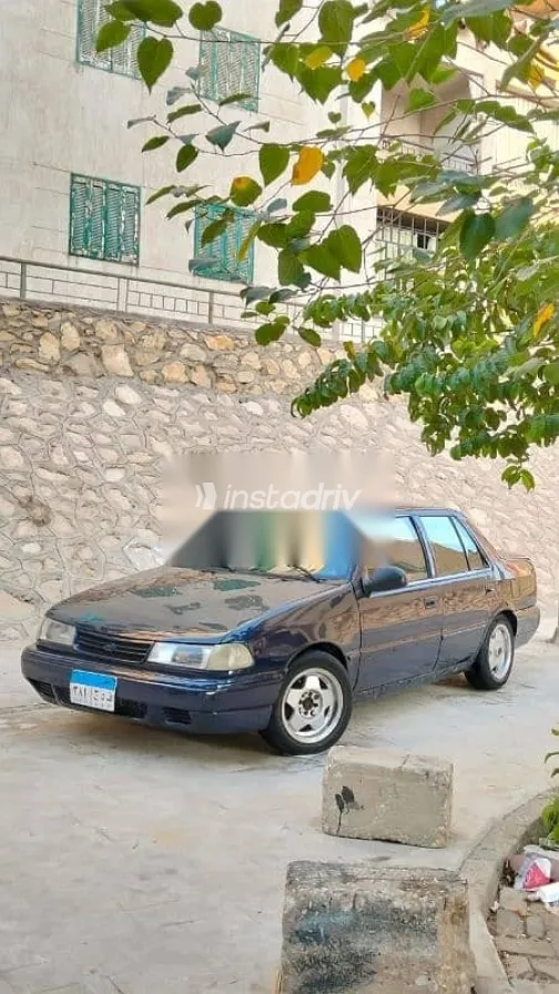 هيونداي اكسيل 1993 أزرق غامق مستعملة للبيع - 10
