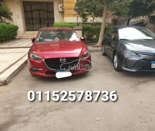 مازدا 3 2020 أحمر مستعملة للبيع