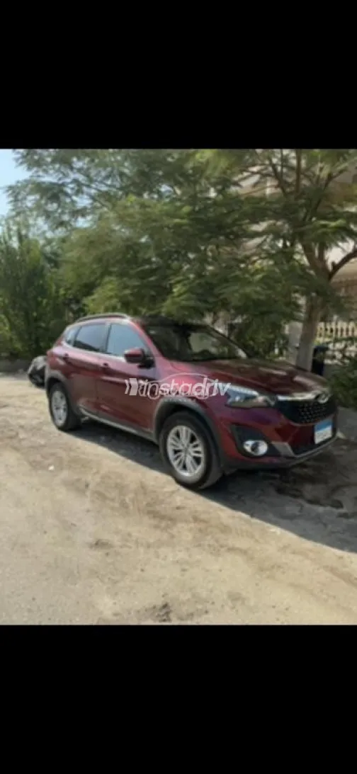 شيرى تيجو 7 2021 أحمر غامق مستعملة للبيع - 3